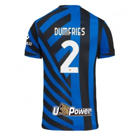 Inter Milan Denzel Dumfries #2 Hjemme skjorte 2024-25 Kortermet